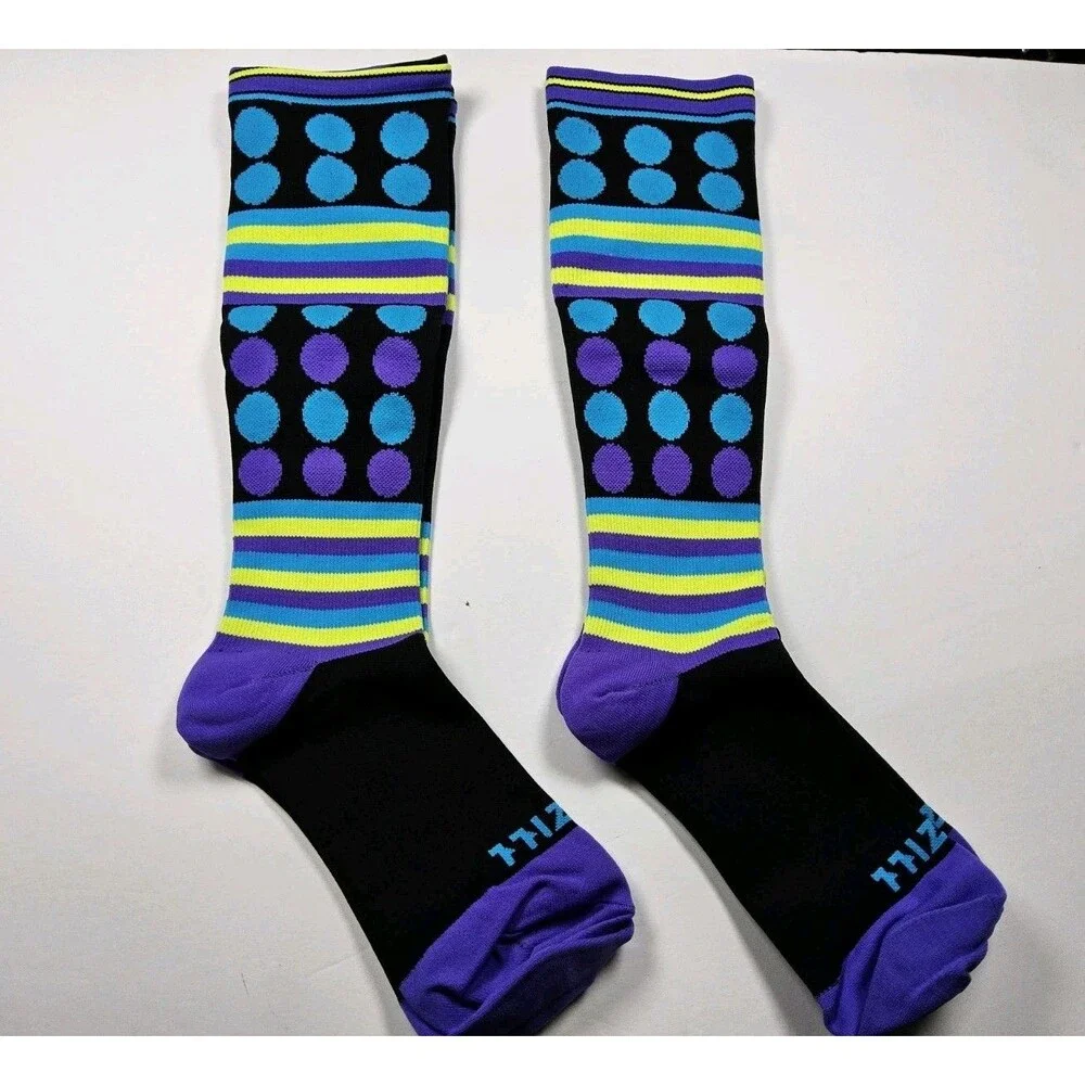 Newzill Compression Lot Of 2 Pairs Socks Size M